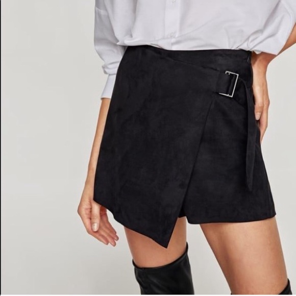Zara Pants - Zara Faux Suede Skort